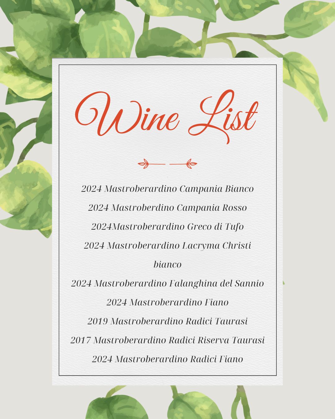 Mastroberardino Arrives in Australia