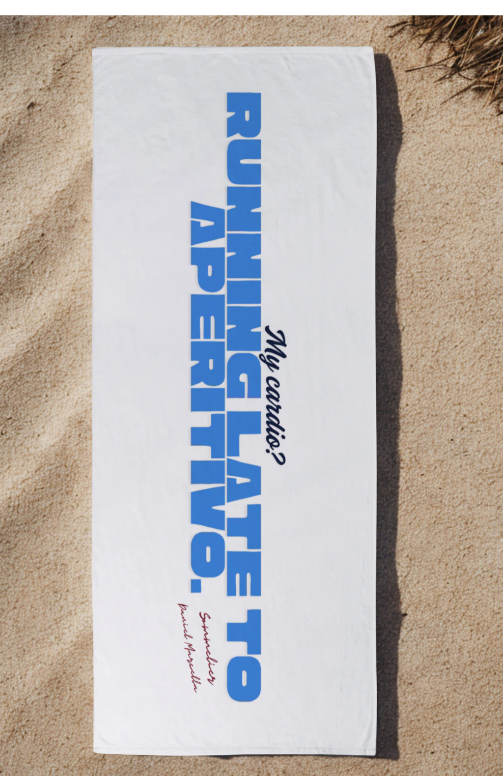 SDM Towel – “Running Late to Aperitivo”