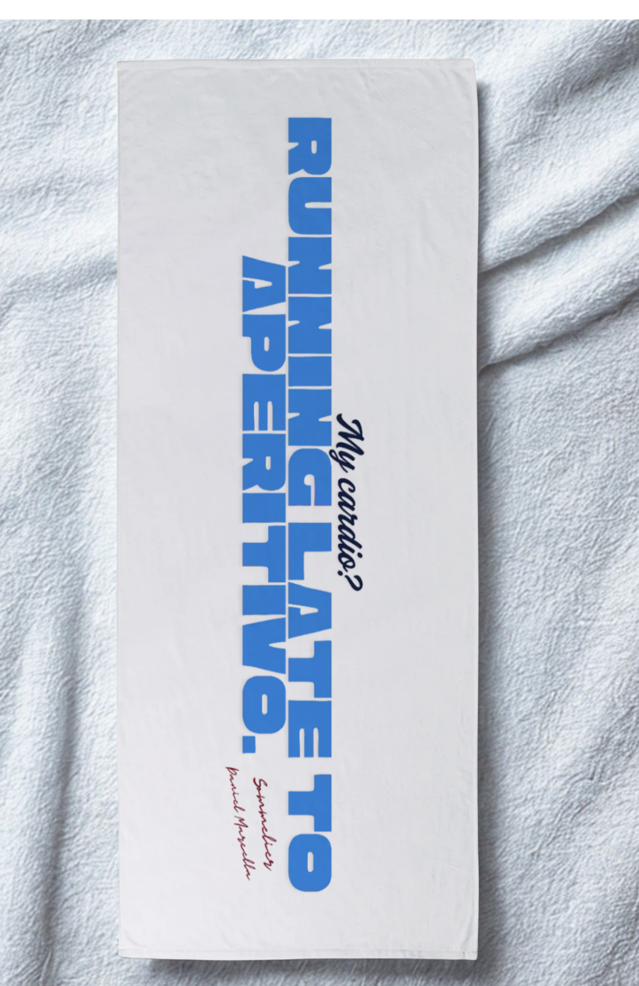 SDM Towel – “Running Late to Aperitivo”